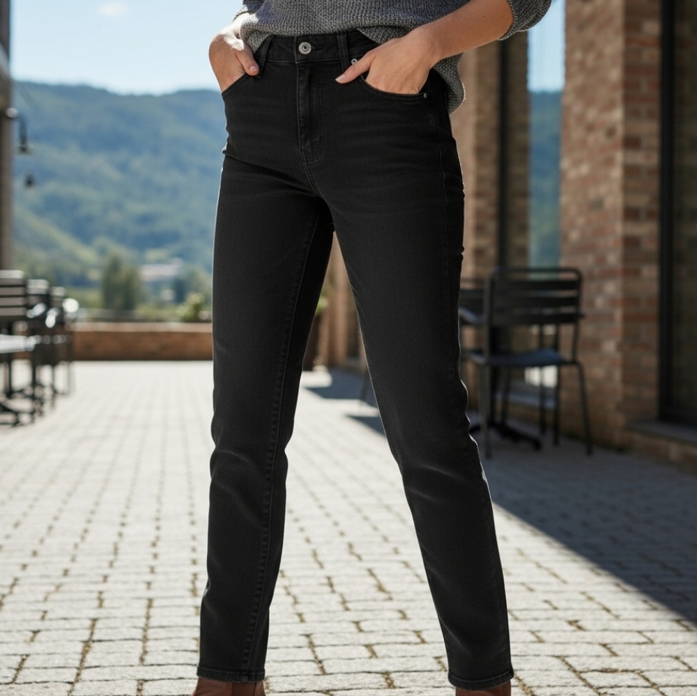 Abercrombie & Fitch Black Simone High Rise Jean Legging